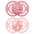 MAM Sucettes Perfect Animaux 18 Mois+ x2 (Motifs et Coloris Aléatoires)
