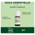 Pranarôm Huile essentielle épinette noire bio 10 ml — tonifiant anti-fatigue naturel