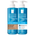 La Roche-Posay Effaclar Gel moussant purifiant  lot de 2 x 400 ml – peaux grasses et sensibles à tendance acnéique