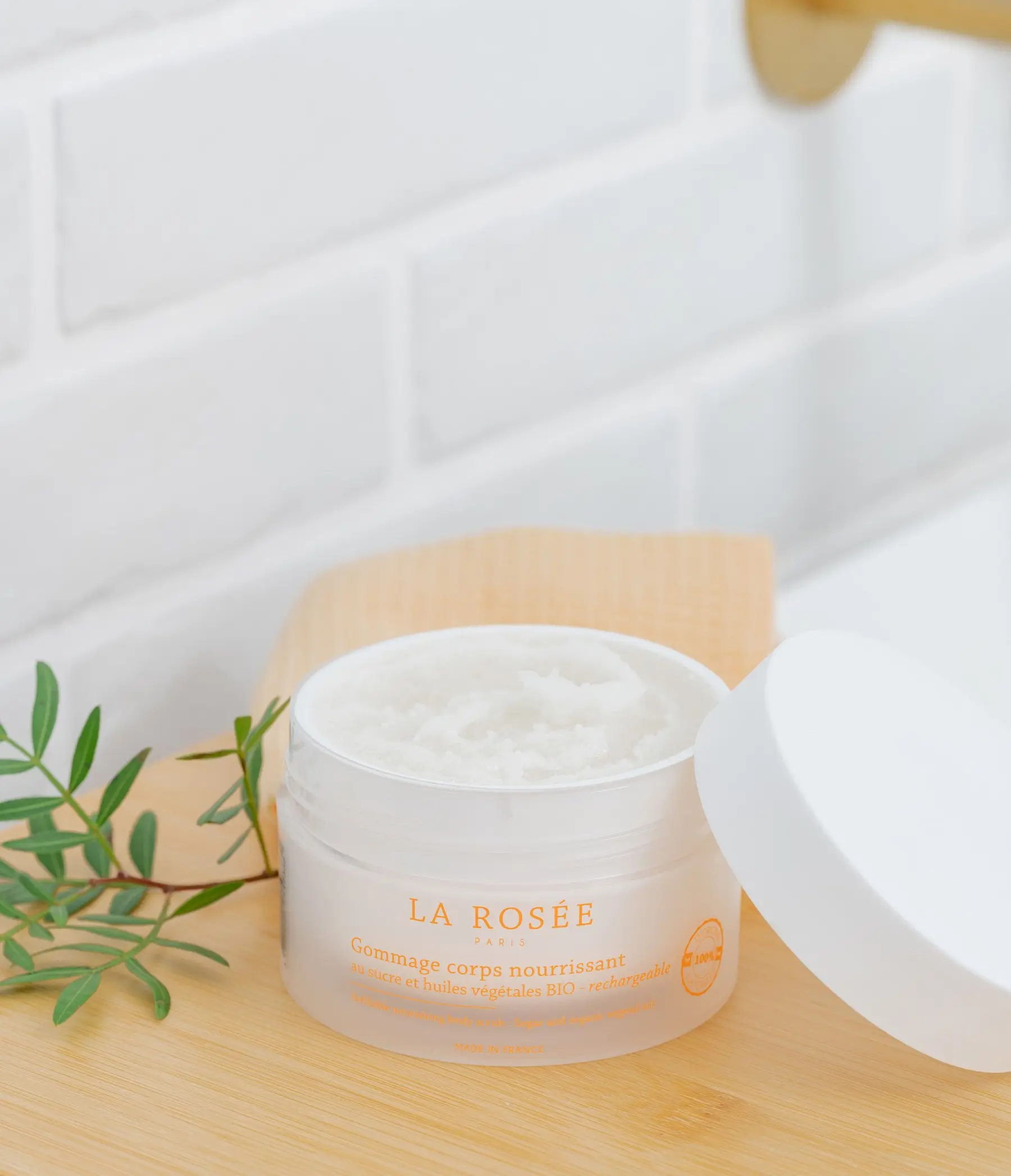 Gommage Corps Nourrissant LA ROSEE - Sucre Et Huiles Végétales BIO - 200g - Neuf