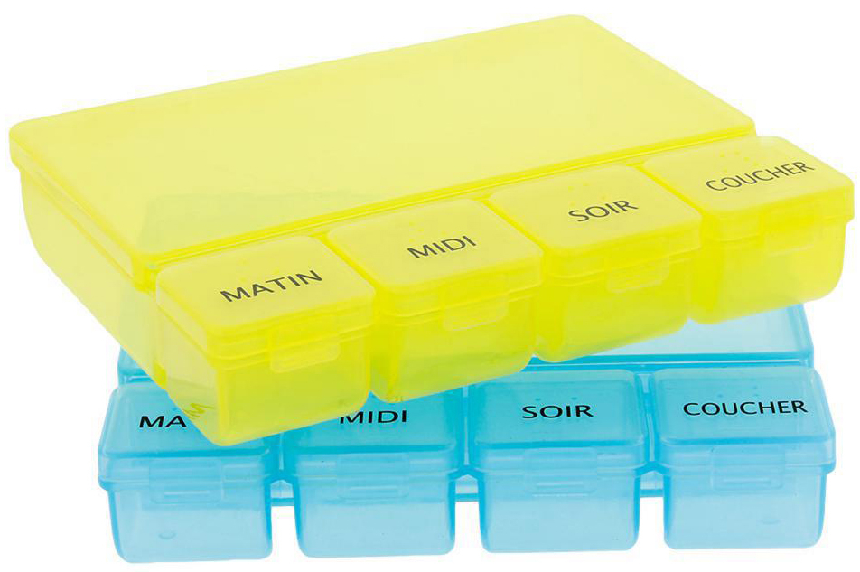 Pilulier Journalier Estipharm Daily Box - Neuf, Pour Médicaments/vitamines