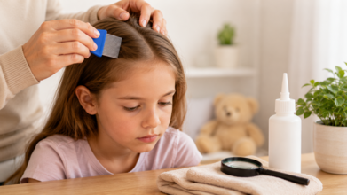 Mon enfant a des poux : que faire et quel traitement anti-poux choisir ?