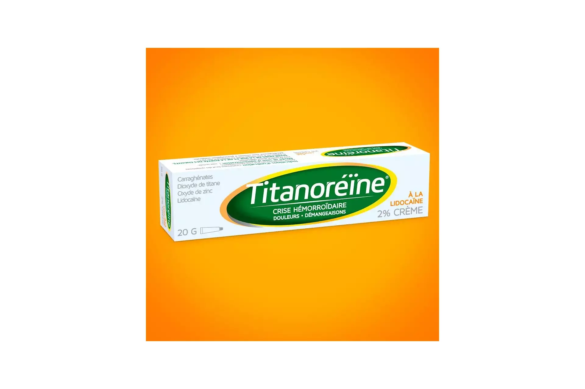 Titanoreïne Crème à la lidocaïne 2%