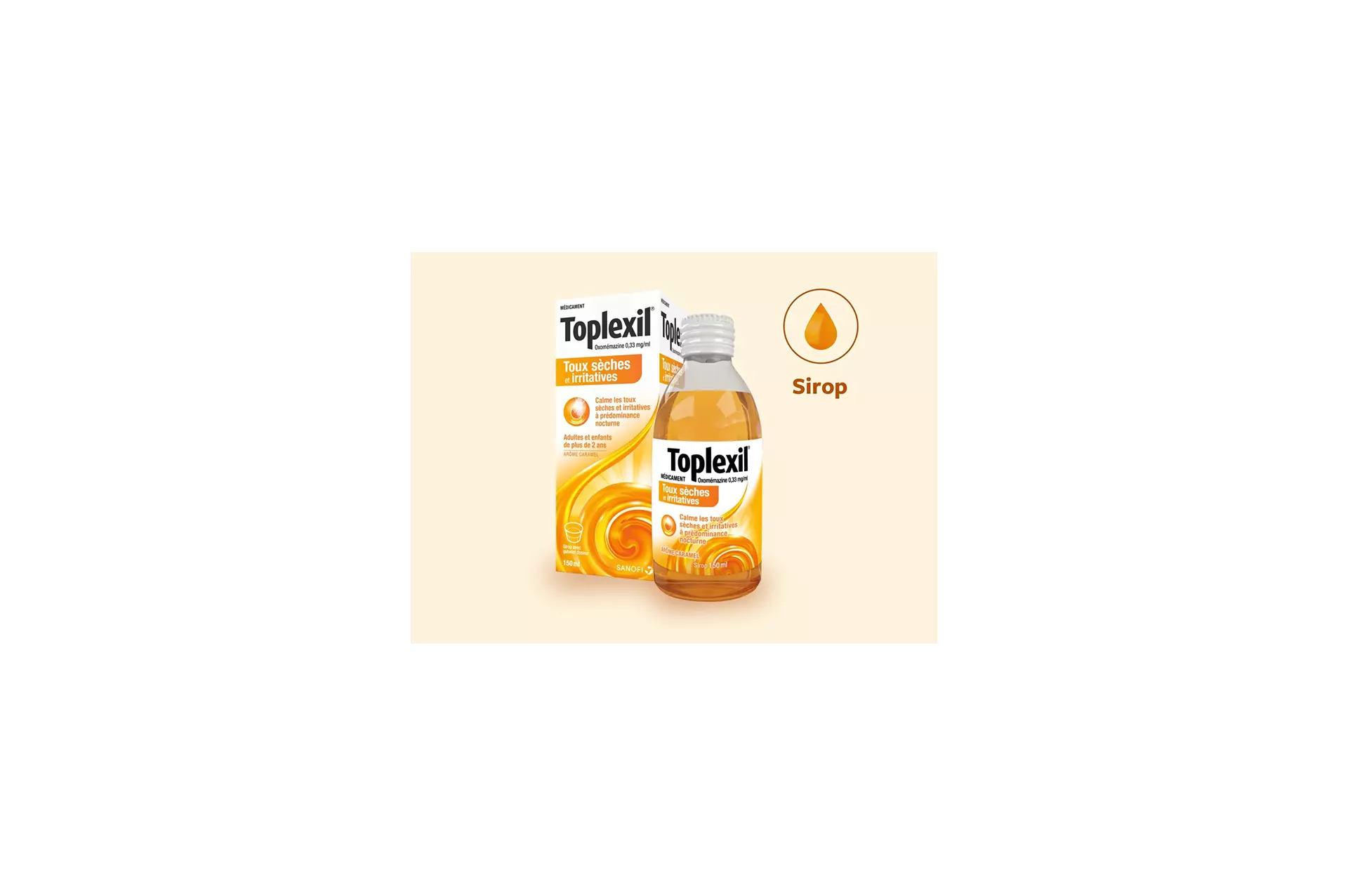 Toplexil 0,33 mg/ml avec sucre