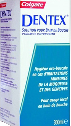 Dentex Solution pour Bain de Bouche Peroxyde d'Hydrogène 300ml