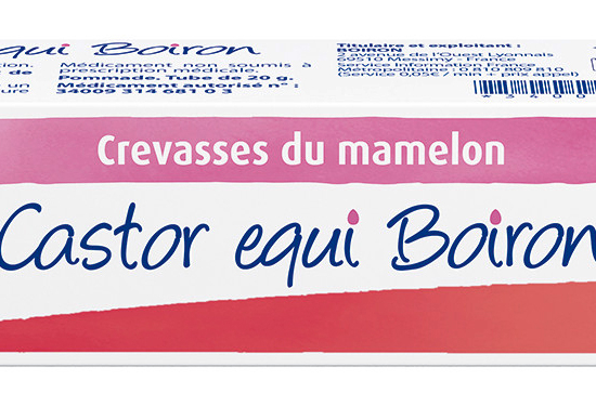 Pommade Castor equi pour Crevasses du Mamelon Boiron