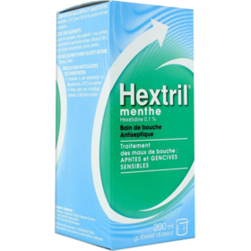 HEXTRIL - Bain de Bouche Menthe 0,1 % - 200 ml