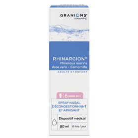 RHINARGION - Spray Nasal Décongestionnant et Apaisant - 20 ml