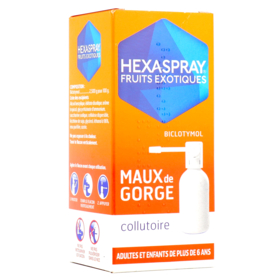 HEXASPRAY - Fruits Exotiques Collutoire Maux de Gorge - 30 g