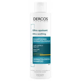 DERCOS - Shampooing Dermatologique Ultra-Apaisant Cheveux Secs - 200 ml