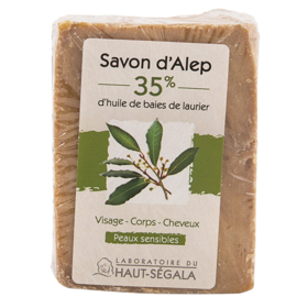 Savon Alep Bio 35% - Peaux Sensibles - 200 g