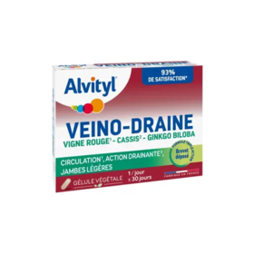 Alvityl Veino-Draine 30 Gélules Végétales