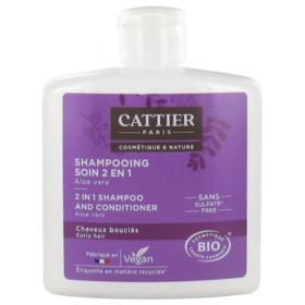 Shampooing Soin 2 en 1 sans sulfates Cheveux Bouclés Bio - 250 ml