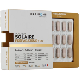OLIGO'SUN - Solaire Préparateur 3-en-1 - 60 Gélules