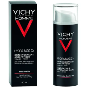 Vichy Homme Hydra Mag C+ Soin Hydratant Anti-fatigue  50 ml
