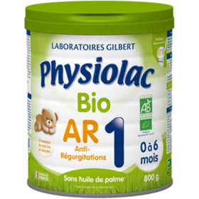 Physiolac 1er Age Lait Anti-Régurgitations Bio 800 g