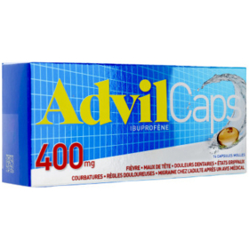 Advil Caps 400 mg Ibuprofène - 14 capsules molles