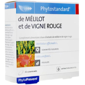 PHYTOSTANDARD - Mélilot Vigne Rouge - 30 comprimés