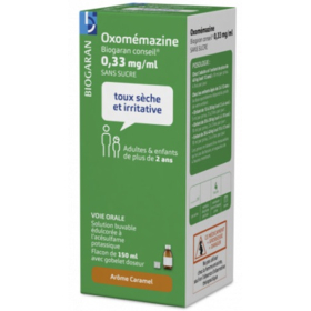 Oxomémazine 0,33 mg/ml - Toux - 150 ml