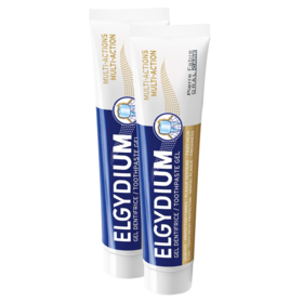 ELGYDIUM Multi Action Gel Dentifrice - Lot de 2 x 75 ml