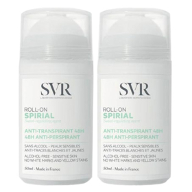 SPIRIAL roll-on - Déodorant Anti-Transpirant 48H - Lot de 2 x 50 ml