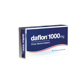 Daflon 1000 mg Crise Hémorroïdaire 18 comprimés