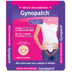 GYNOPATCH - Patch Règles Douloureuses - Lot de 3 patchs