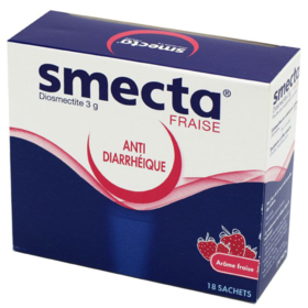 SMECTA - Diosmectite 3g Anti-Diarrhéïque - Fraise - 18 sachets