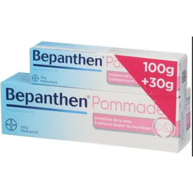 BEPANTHEN - Irritation de la Peau Pommade 5% - 100 g + 1 Tube de 30 g