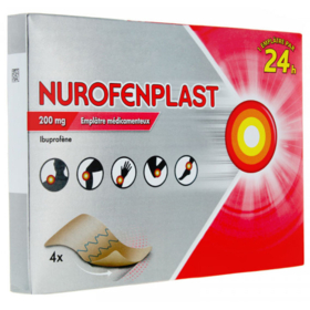 Nurofenplast 200 mg - Emplâtre Médicamenteux - 4 sachets