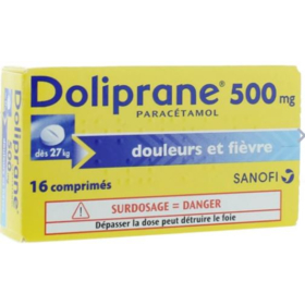 Doliprane 500 mg - 16 Comprimés