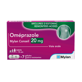 Oméprazole 20 mg - Reflux Gastro-Oesophagien - 7 gélules