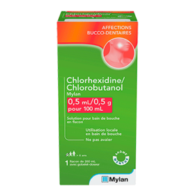 Chlorhexidine / Chlorobutanol - Bain de Bouche - 200 ml