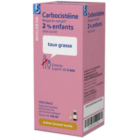 Carbocistéine 2 % enfants - Toux Grasse - 125 ml