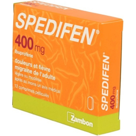 SPEDIFEN - Douleurs & Fièvre 400 mg - 12 comprimés