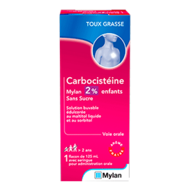 Carbocistéine 2 % Enfants - Encombrement Bronchique - 125 ml