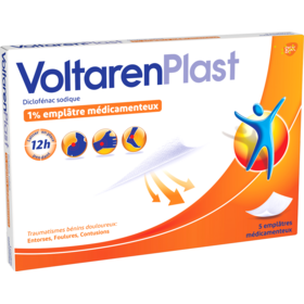 VoltarenPlast 1% Emplâtre - 5 patchs