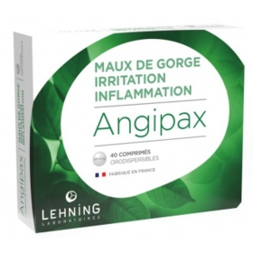 Angipax Maux de Gorge - 40 comprimés orodispersibles