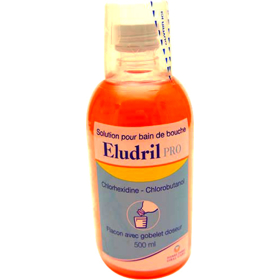 ELUDRIL - Pro - Solution pour Bain de Bouche - 500 ml