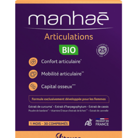 MANHAE Articulations Bio - Sans Hormone - 30 comprimés