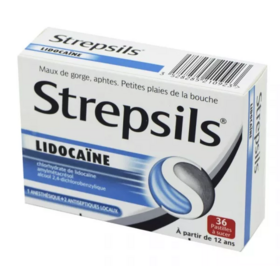STREPSILS - Lidocaïne - 36 Pastilles