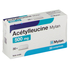 Acétylleucine 500 mg - 30 comprimés