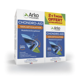 Arkopharma Chondro-Aid 100%  Articulation Lot de 2 mois + 1 mois offert