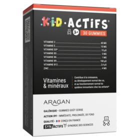 KID Actifs Vitamines et Minéraux - 30 gummies