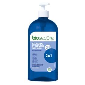BIOSECURE Gel Corps et Cheveux 2 en 1 BIO sans savon - 730 ml