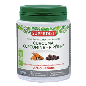Curcuma Curcumine-Pipérine - 120 Gélules