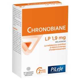 Chronobiane LP 1,9 mg - Mélatonine Endormissement - 60 comprimés