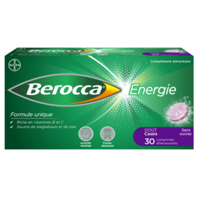 Berroca -  30 Comprimés Effervescents cassis
