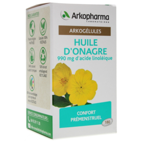 ARKOGELULES - Huile d'Onagre 990 mg d'Acide Linoléique - 180 Gélules