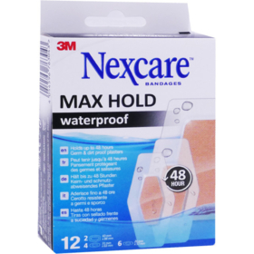 Pansements Max Hold Waterproof - 12 pansements